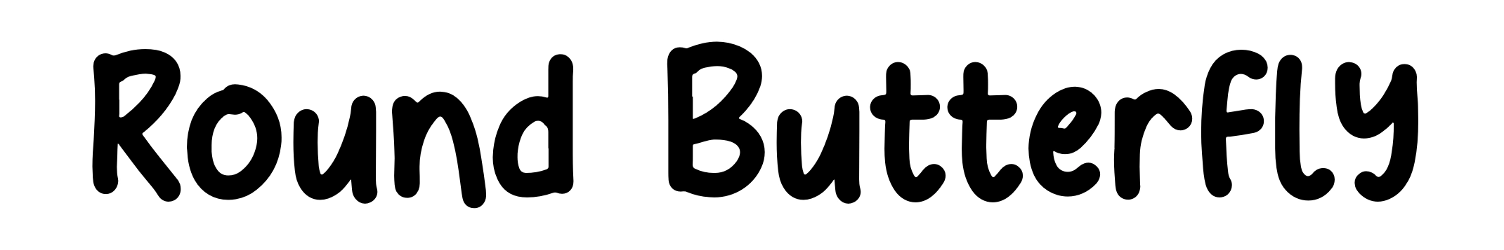 Round Butterfly