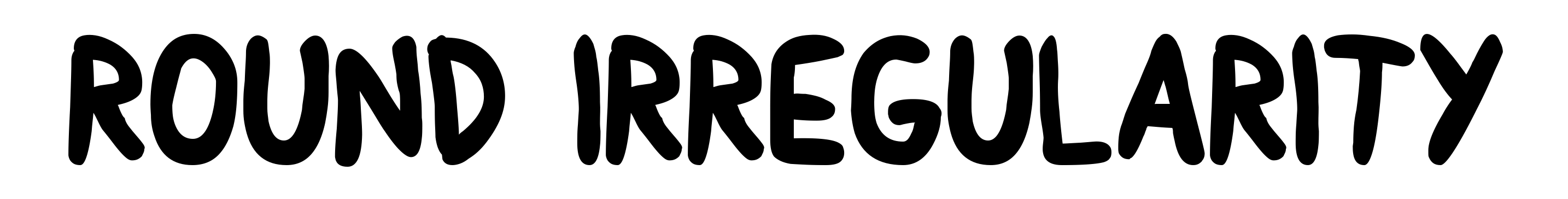 Round Irregularity
