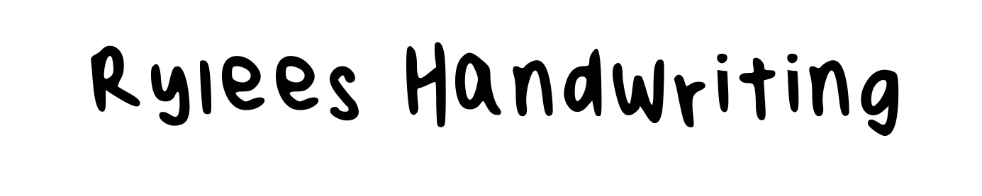 Rylees Handwriting