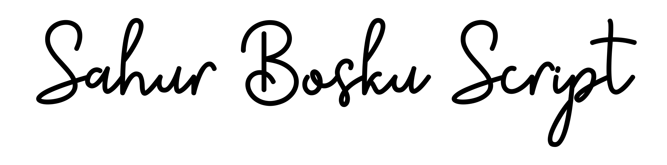 Sahur Bosku Script