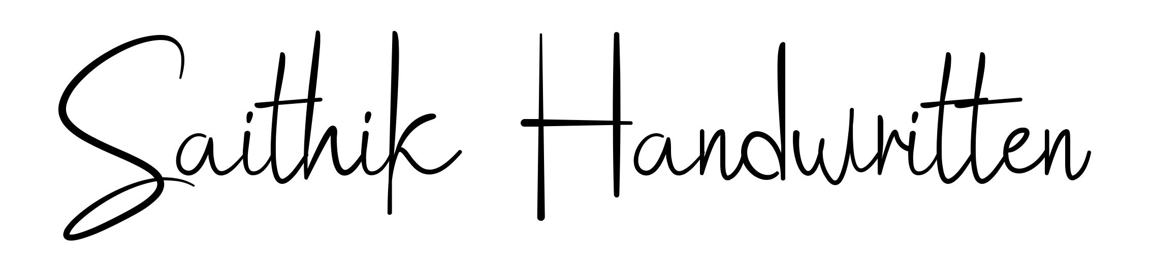 Saithik Handwritten