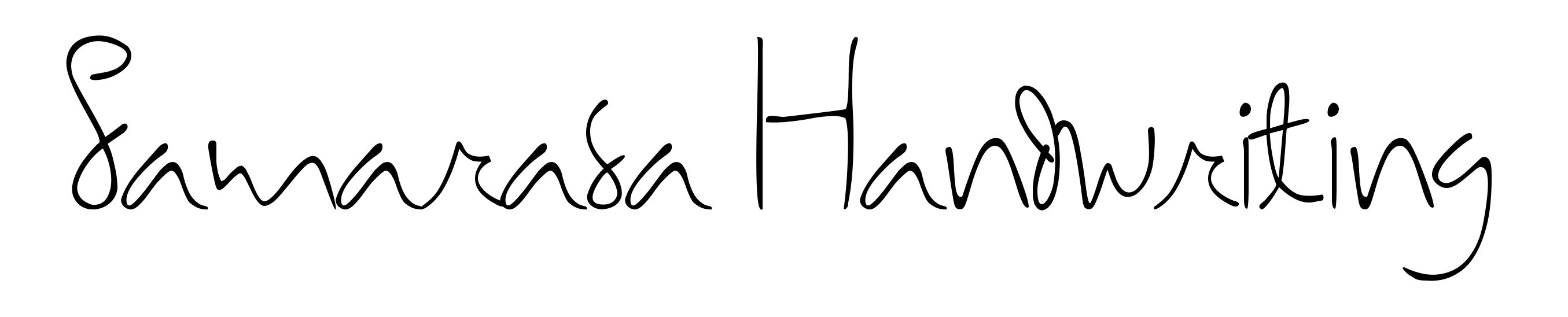 Samarasa Handwriting