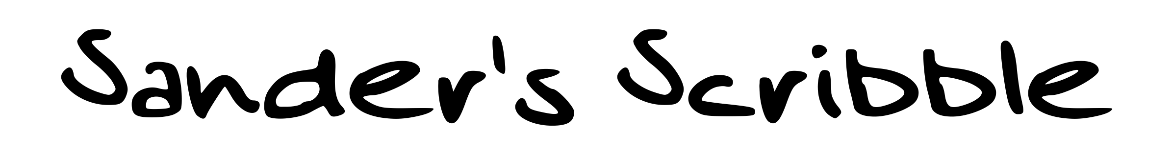 Sander's Scribble