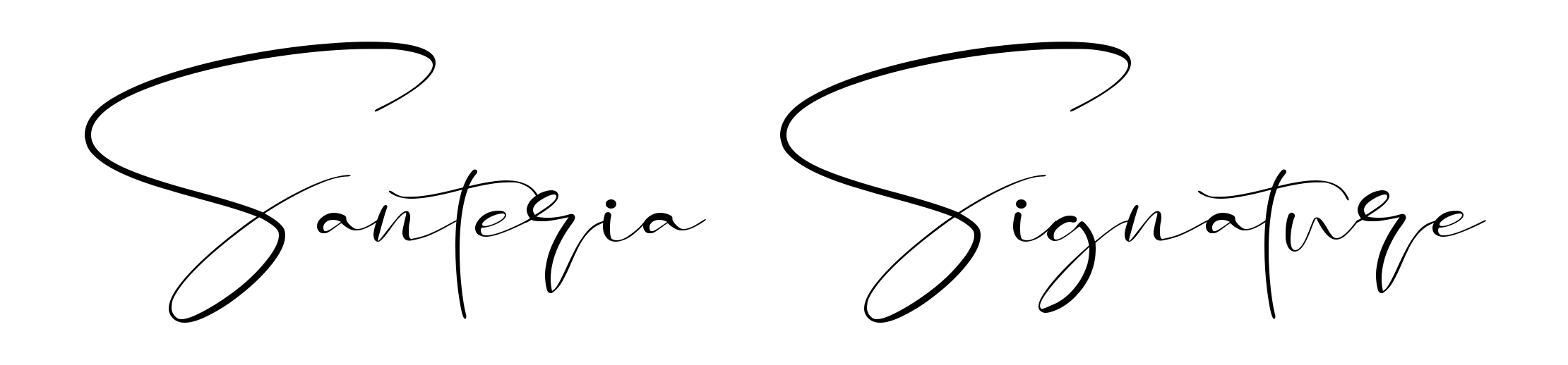 Santeria Signature