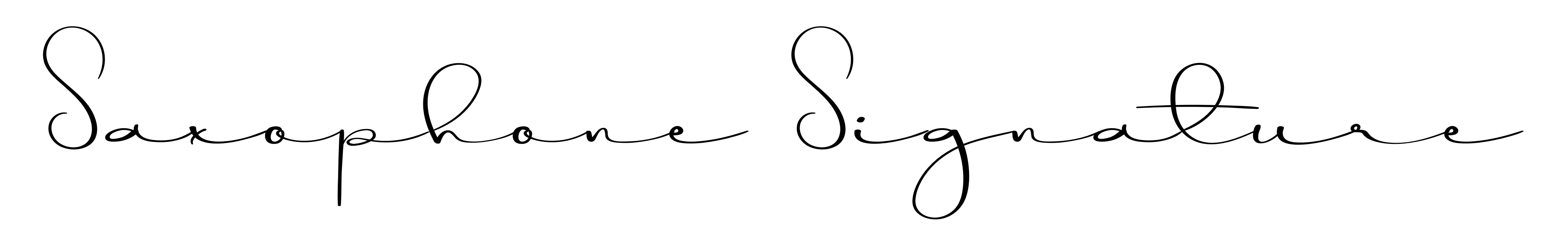 Saxophone Signature