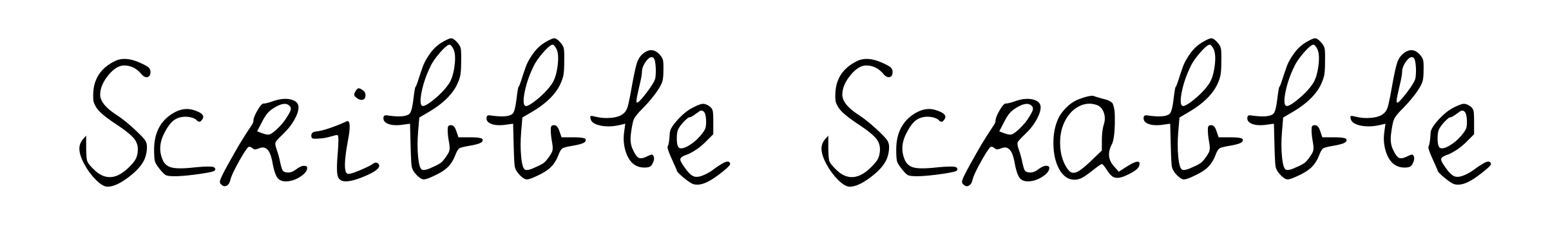 Scribble Scrabble