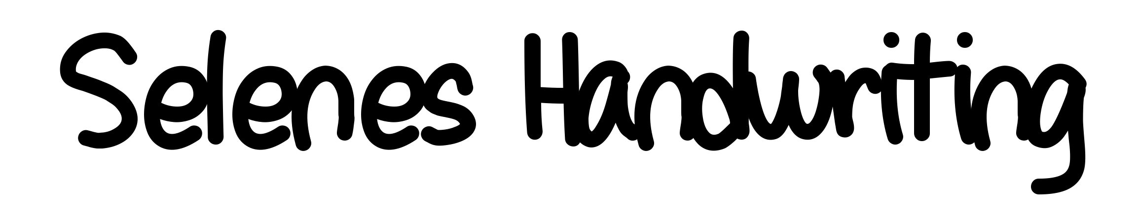 Selenes Handwriting