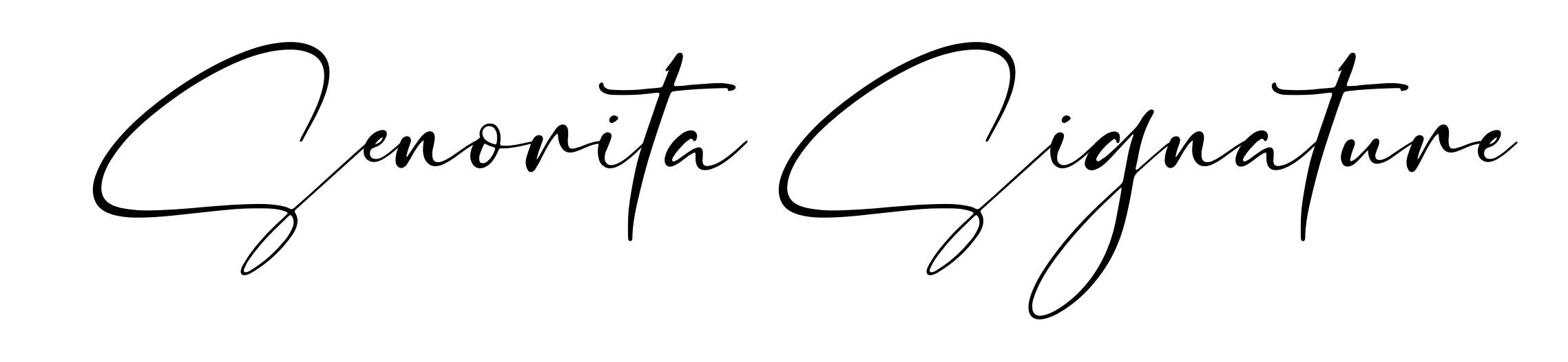 Senorita Signature