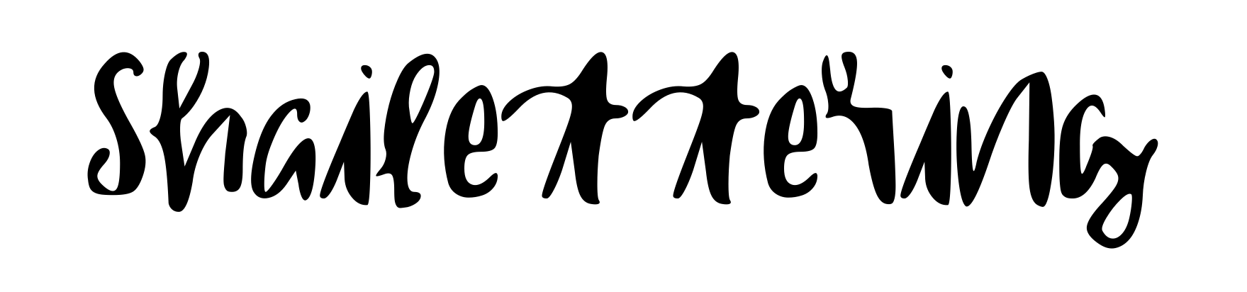 Shailettering