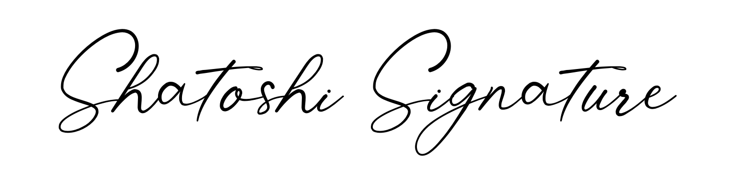 Shatoshi Signature