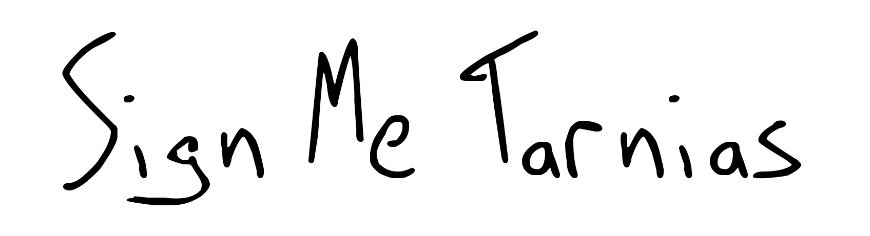 Sign Me Tarnias
