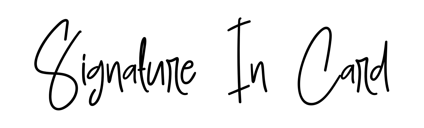 Signature In Card