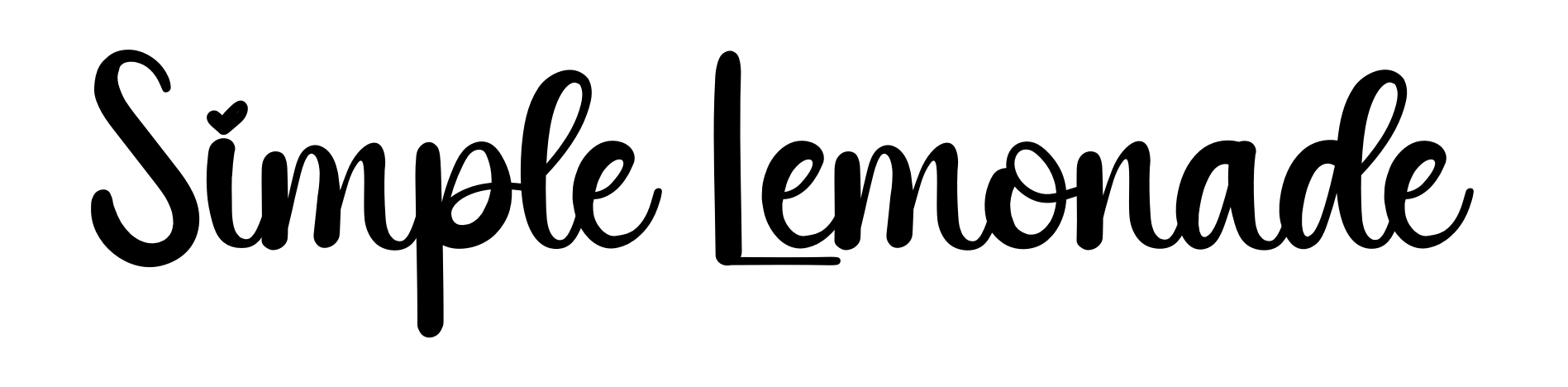 Simple Lemonade