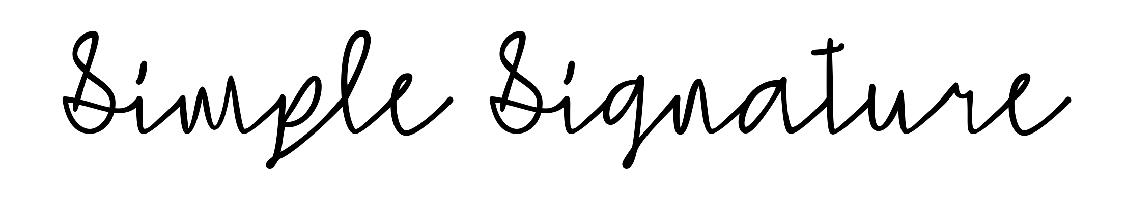 Simple Signature
