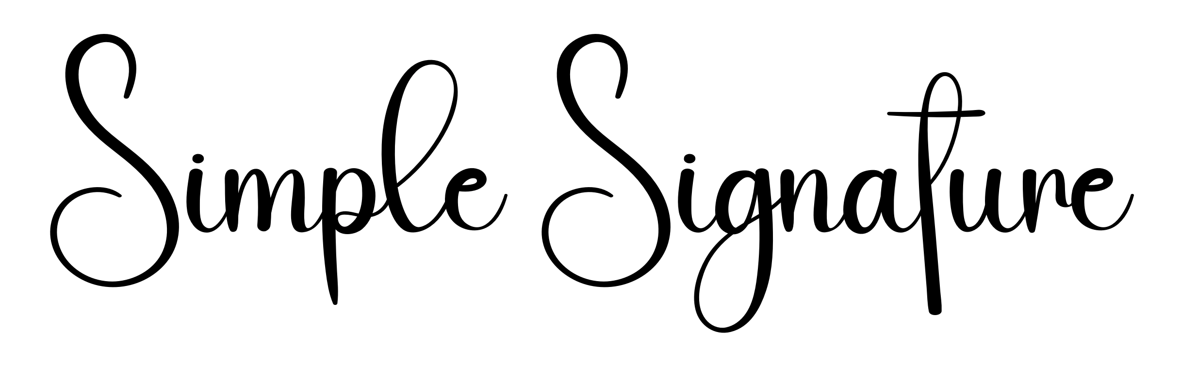 Simple Signature