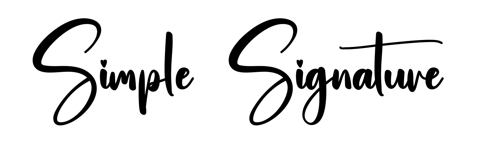 Simple Signature