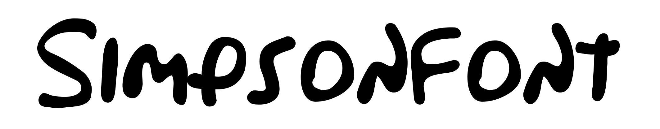 Simpsonfont