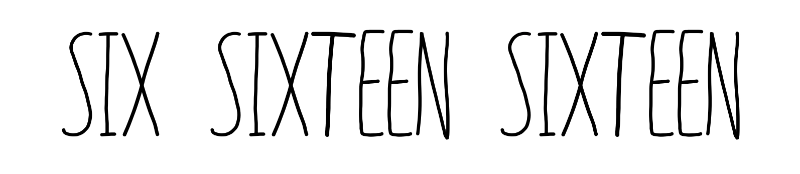 Six Sixteen Sixteen