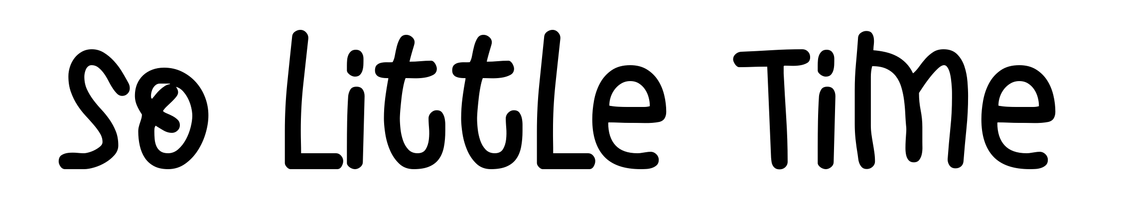 So Little Time