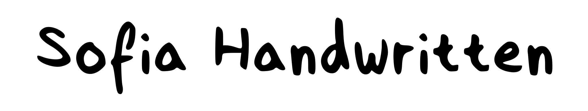 Sofia Handwritten