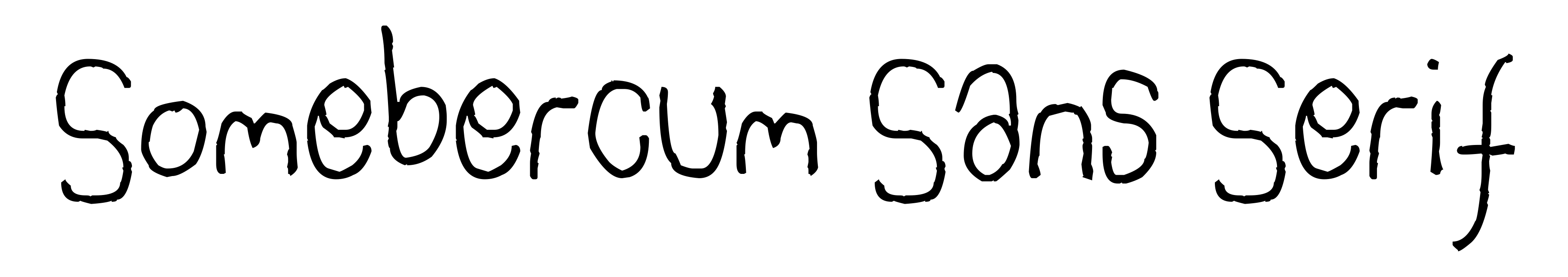 Somebercum Sans Serif