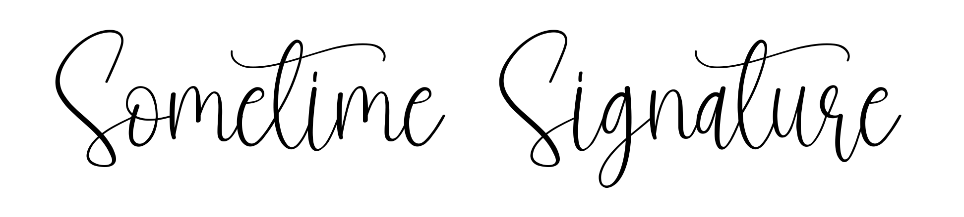 Sometime Signature