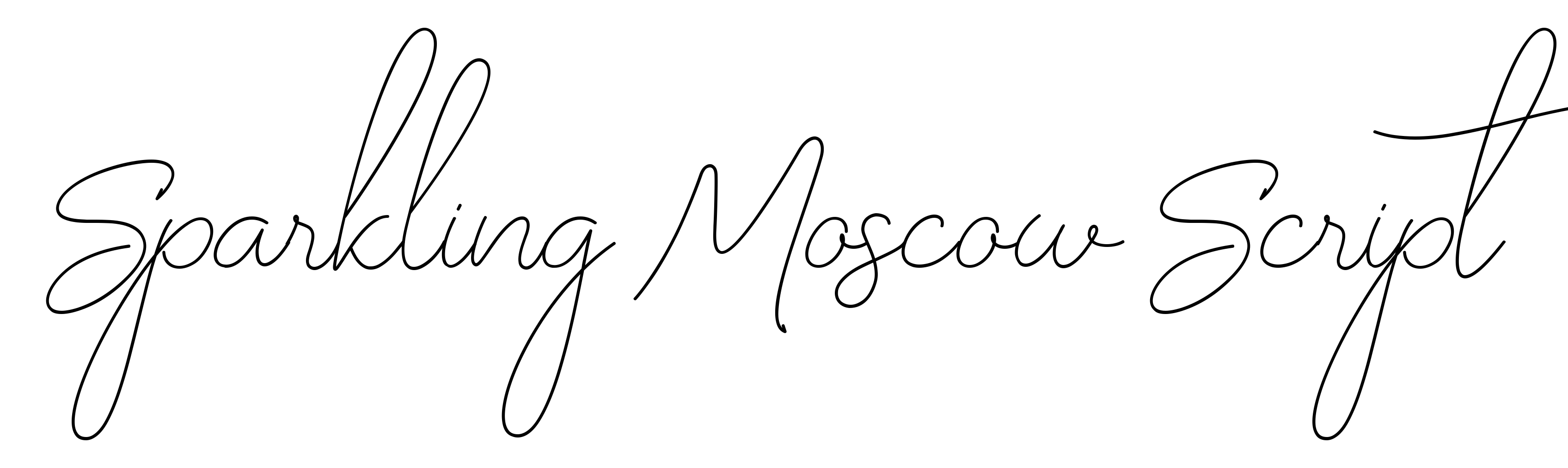 Sparkling Moscow Script