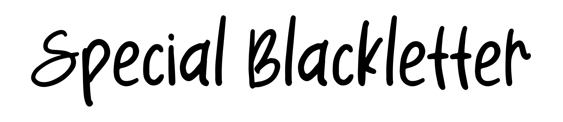 Special Blackletter