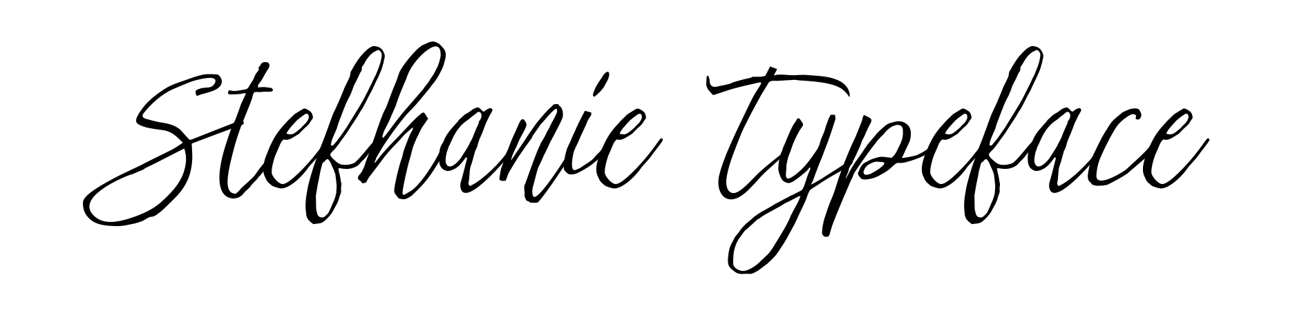 Stefhanie Typeface