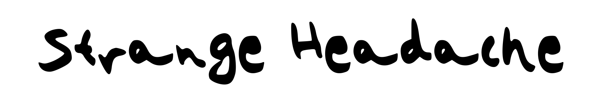Strange Headache