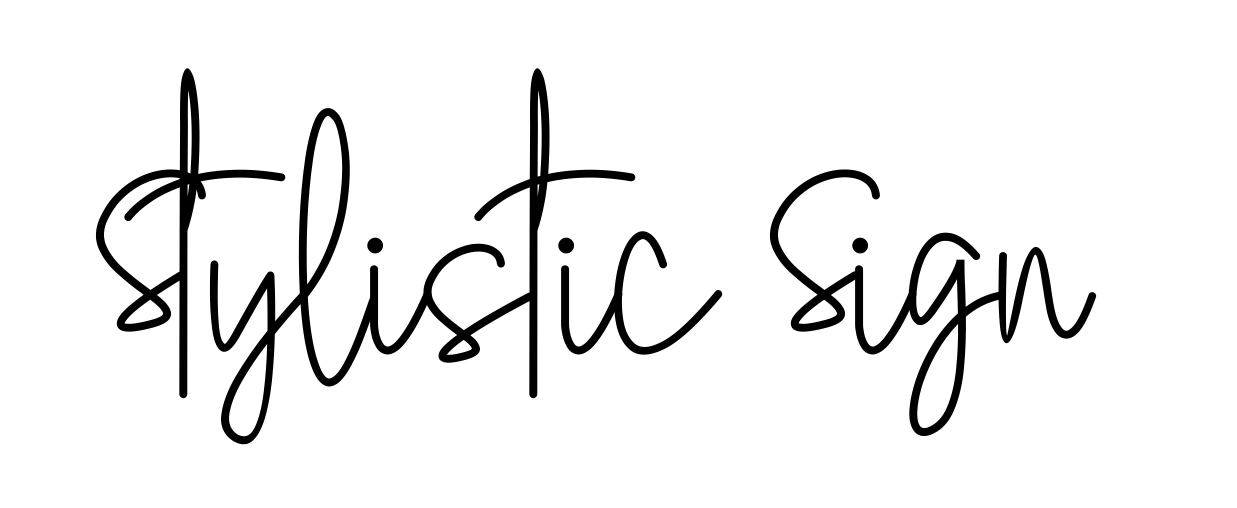 Stylistic Sign