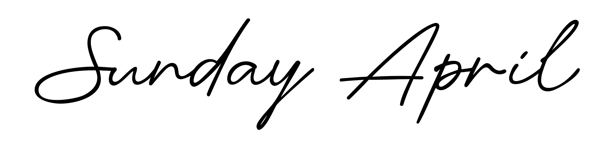 Sunday April