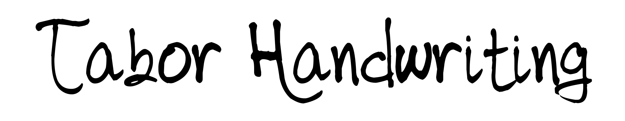 Tabor Handwriting
