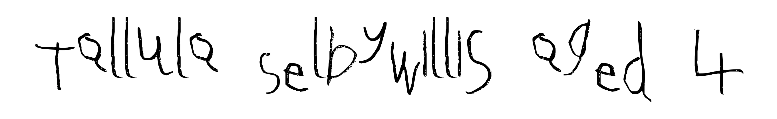 Tallula SelbyWillis aged 4