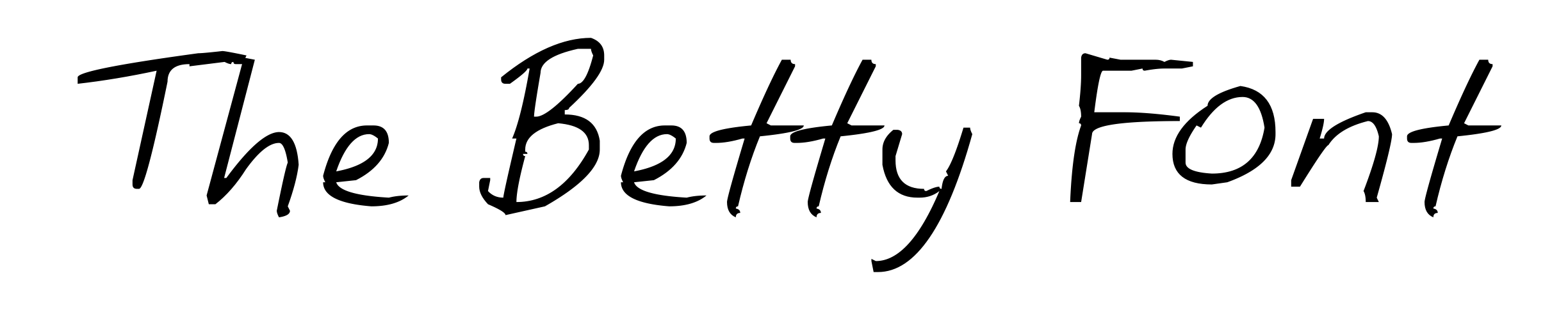 The Betty Font