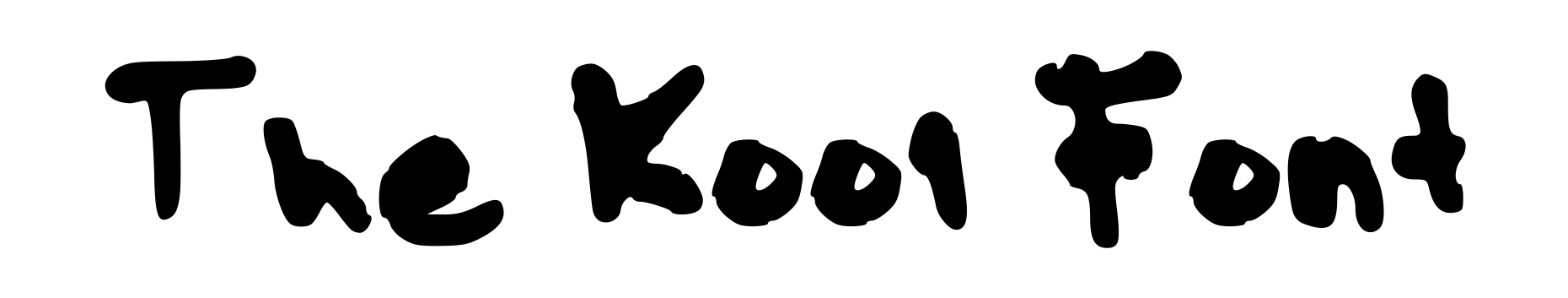 The Kool Font