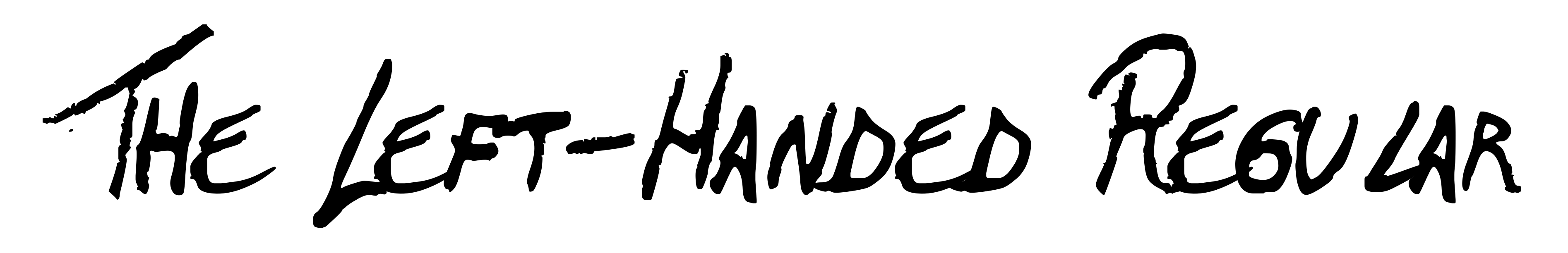 The Left-Handed Regular