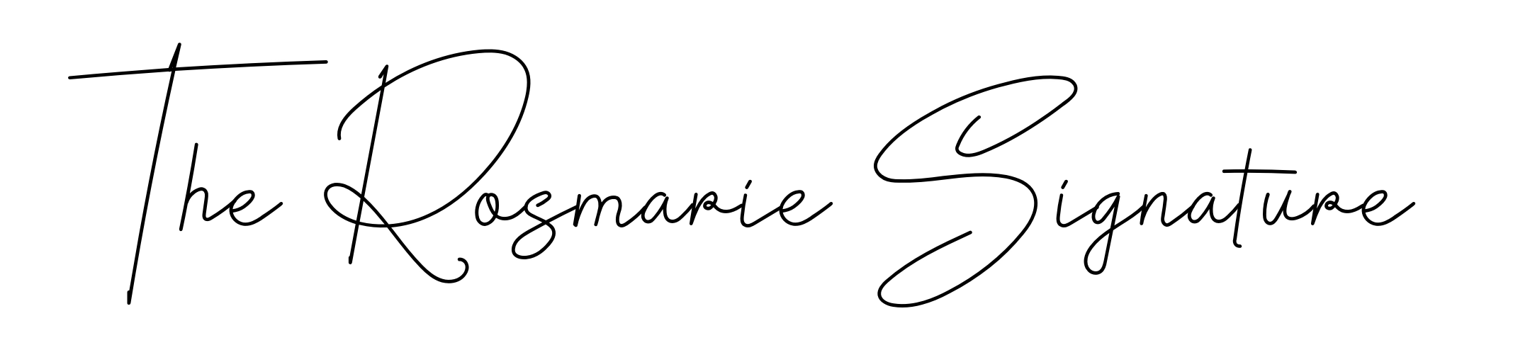 The Rosmarie Signature