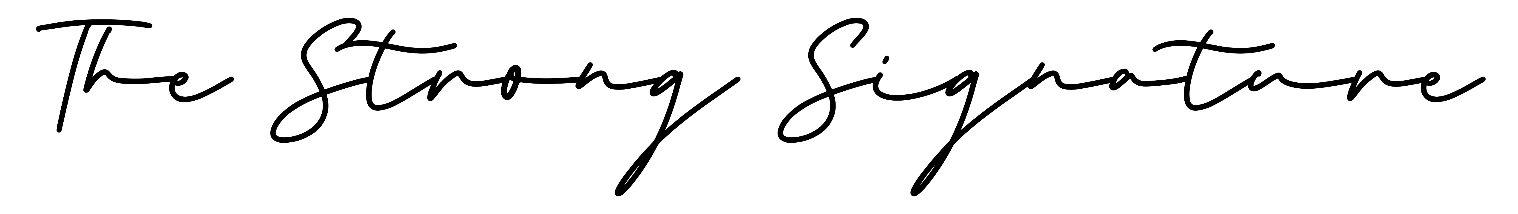 The Strong Signature