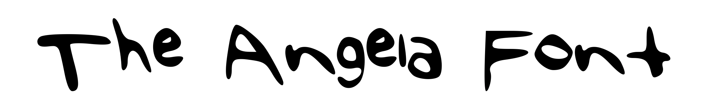 The Angela Font