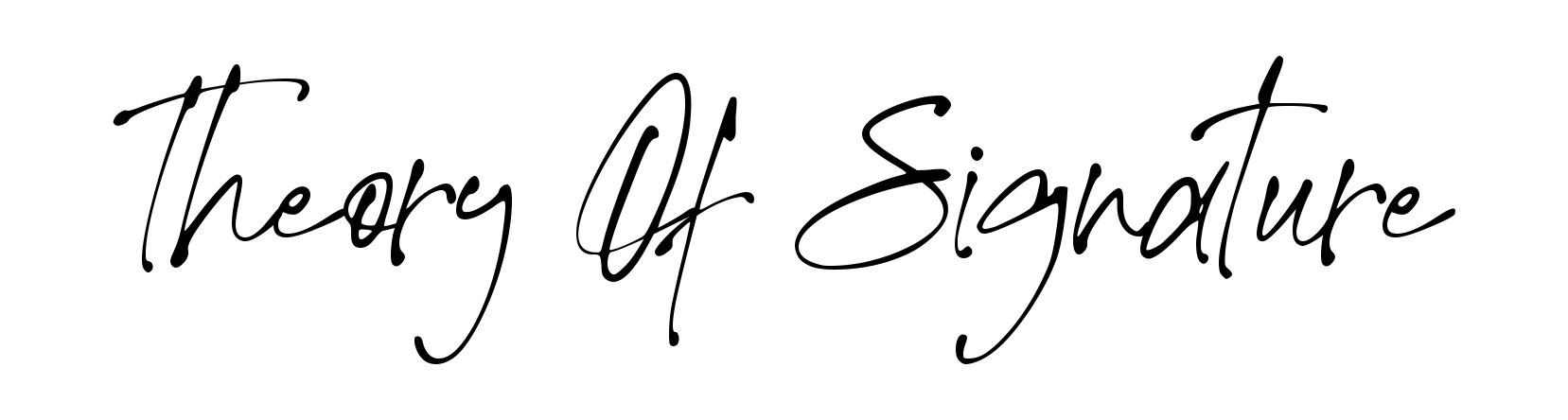 Theory Of Signature