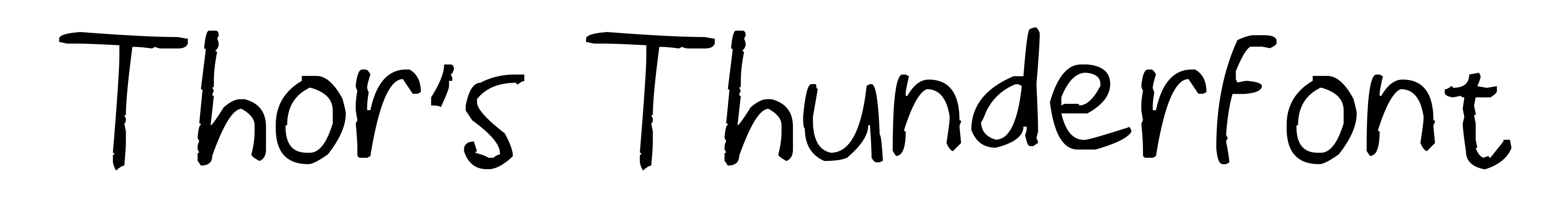 Thor's Thunderfont