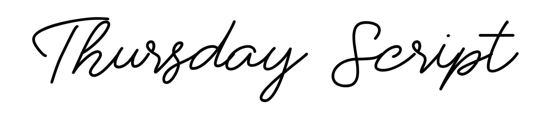 Thursday Script