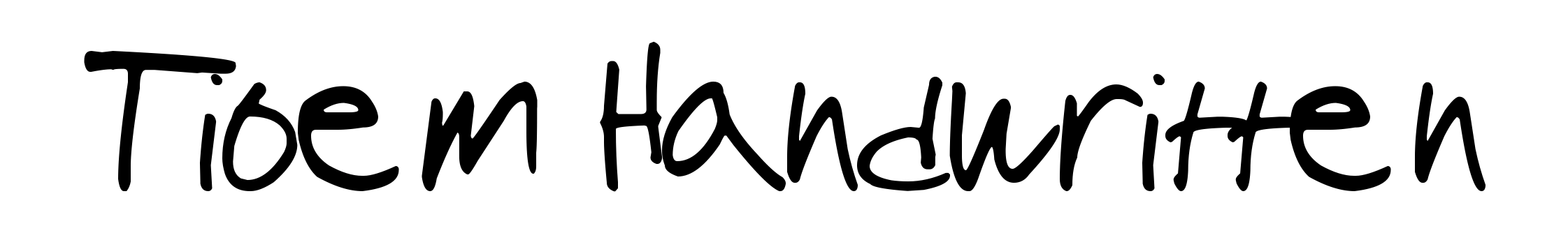 Tioem Handwritten