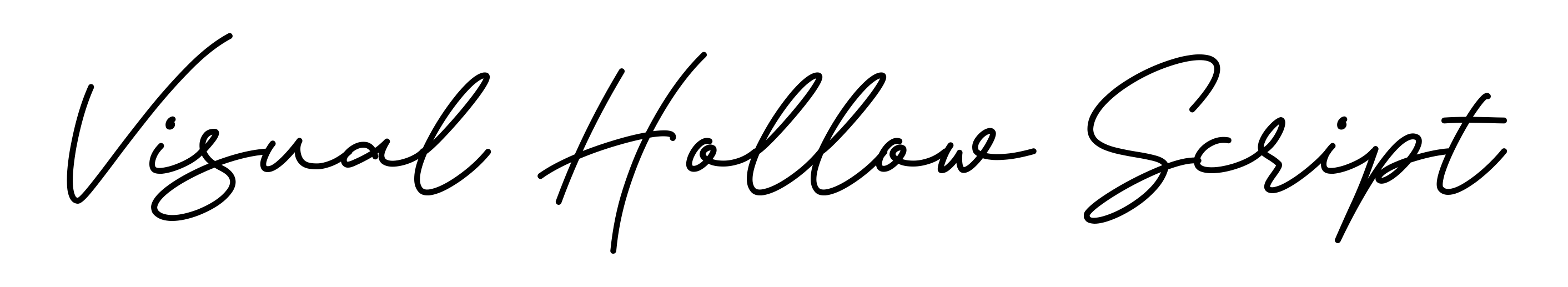 Visual Hollow Script