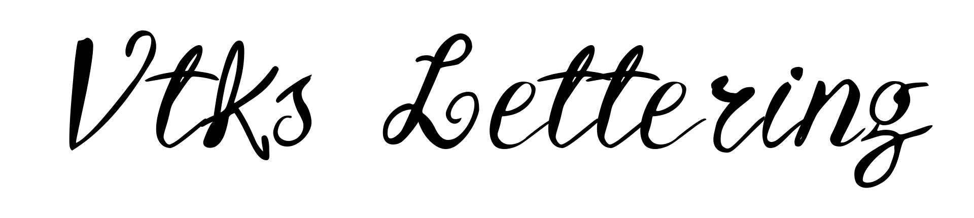 Vtks Lettering