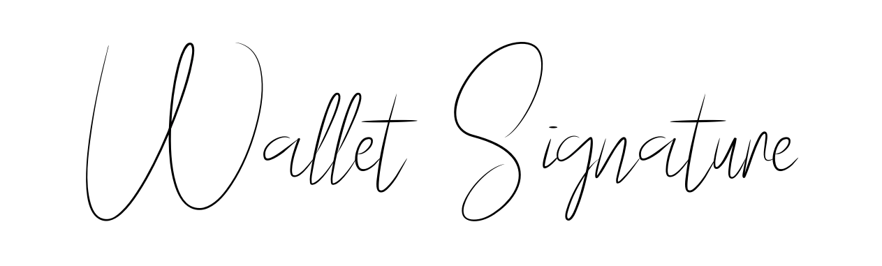 Wallet Signature