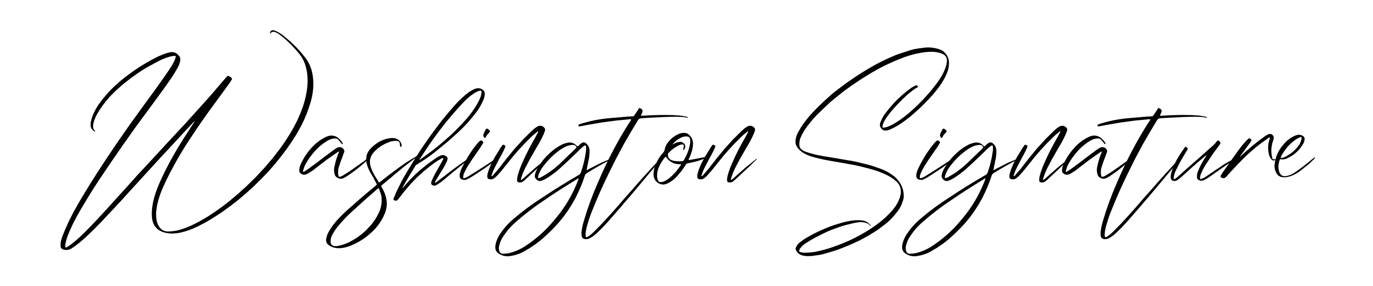 Washington Signature