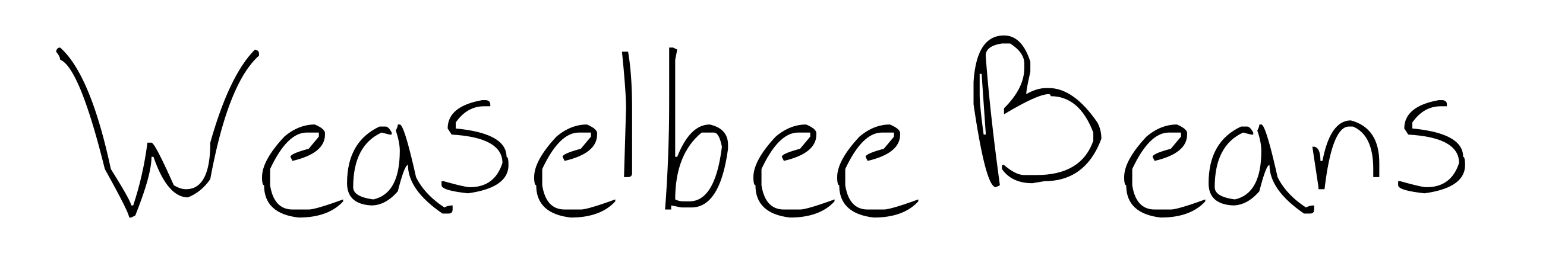 Weaselbee Beans