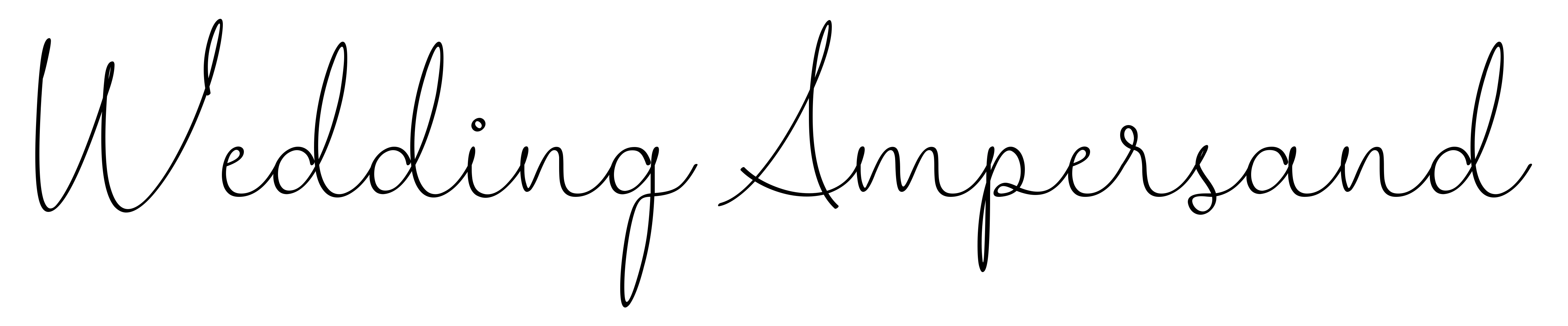 Wedding Ampersand